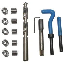 SATRA S-X38L Satz Gewindereparatur M14 x 1.5 Gewinde Set 15 tlg. inkl. Bohrer