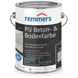 Remmers PU Beton- und Bodenfarbe, anthrazit, seidenmatt, 2,5 Liter, Betonfarbe, für Beton/Estrich/Zementfaserplatten, belastbar und chemikalienbeständig