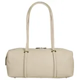 Cluty Fliori Henkeltasche Leder Beige