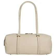 Cluty Fliori Henkeltasche Leder Beige