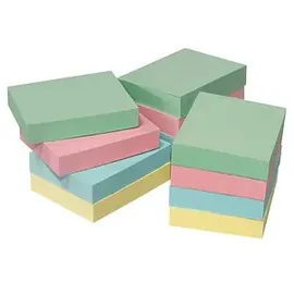 Info Recycling Haftnotizen 5653-88BOX farbsortiert, 12 Blöcke