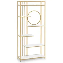Barberpub 5180 Büroschrank 0 x 0 x 0 cm gold, weiß