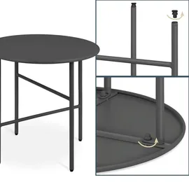bomoe Finn Schwarz Metall 44 x 46 cm