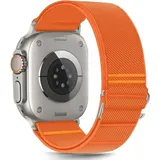 techprotect Tech-Protect Nylonarmband für Apple Watch 44 / 45 / 46 / 49 mm – Orange