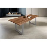 sam möbel gmbh MILO 300 x 77 x 100 cm Akazie natur/beige