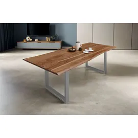 sam möbel gmbh MILO 300 x 77 x 100 cm Akazie natur/beige