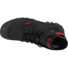 Palladium Pampa Hi Dare II Herren Schwarz/Rot 45