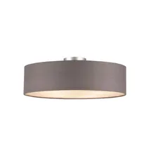 meineWunschleuchte Calma 1 E14 rund braun-grau Ø 50 cm