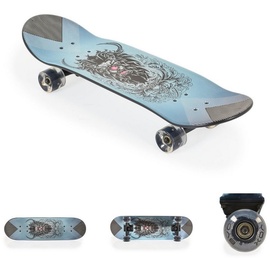 Byox Skateboard 28 Zoll ABEC-7 Aluminium PU-Leuchträder LED Deckgröße 71 x 20 cm blau