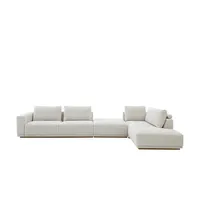 Musterring Eckcouch Mikrofaser 3-Sitzer Beige