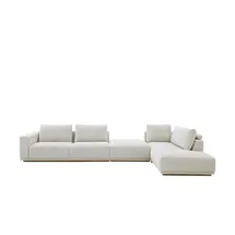 Musterring Eckcouch Mikrofaser 3-Sitzer Beige