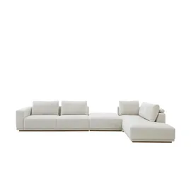 Musterring Eckcouch Mikrofaser 3-Sitzer Beige