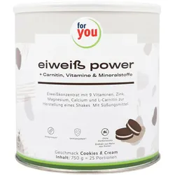 for you eiweiß power Cookies & Cream 750g