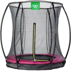 Bodentrampolin EXIT "Silhouette, rosa", rosa (schwarz, rosa), Trampoline, Kinder, Ø 183cm