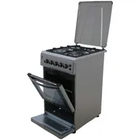 GASLINE Gas Standherd 50cm SHGG5060AZU 4 flammig, Gasbackofen Grill