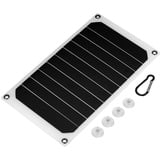 Solar Power Panel Ladegerät, Solar Panel mit Saugnapf 5V USB IP64 Wasserdicht Tragbares Solar Ladegerät, Tragbare Power Bank für Reisen Wandern Camping