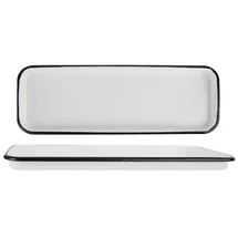 ib laursen Tablett Emaille weiß