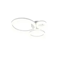 RL LED Deckenleuchte Deckenlampe Wohnzimmerlampe weiß modern B 51