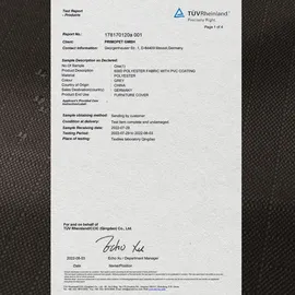 Sanzaro Abdeckung Gartenmöbel 213 x 132 x 70 cm Grau