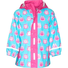 Playshoes Regenjacke Eulen Blau 128