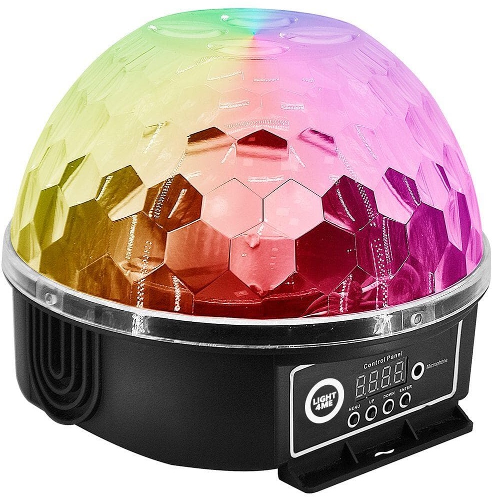 LIGHT4ME LED FlowerBall DiscoKugel-Lichteffekt 8x3W RGBW