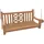 deluke Schaukelbank 120 x 61 x 70 cm Teak