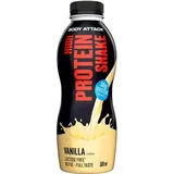 Body Attack High Protein Shake, 12 x 500 ml Flasche, Vanille (inkl. 3,- Euro Pfand)