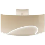 360Home 【M Duihao160cm】Empfangstheke Theke geschwungene Tresen Kasse Empfangstresen beige