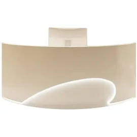 360Home 【M Duihao160cm】Empfangstheke Theke geschwungene Tresen Kasse Empfangstresen beige