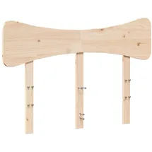 vidaXL Kopfteil 120 cm Massivholz Kiefer