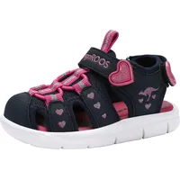 KangaROOS Sandale »K-Mini«, mit Klettverschluss Gr. 27, dk navy/daisy,