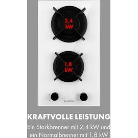 Klarstein Gaskochfeld 2 Flammig