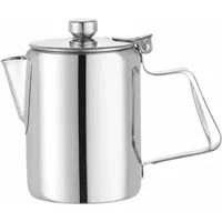 HENDI Kaffee-/Teekanne mit Klappdeckel, Kaffeekanne, Wasserkessel Tropfwasserkocher, Kaffee, 0,5L,