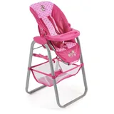 Bayer Chic 2000 Puppen-Hochstuhl, Dots Pink