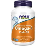 Now Foods, Molecularly Distilled Omega-3 (molekular-destilliertes Omega-3), mit EPA und DHA, hochdosiert, 100 Weichkapseln, Laborgeprüft, Sojafrei, Glutenfrei, Ohne Gentechnik