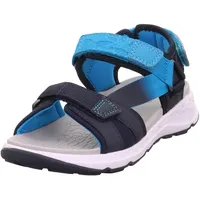 Superfit Criss Cross Sandale, Blau/Türkis 8040, 29 EU