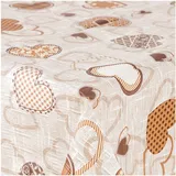 Wachstuchtischdecke Tischdecke abwaschbar PVC Plastik-Tischdecken Rund Oval Eckig Rechteckig Outdoor Wachs Gartentischdecke (Oktoberfest, 140cm Rund)