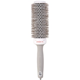 Olivia Garden Rund-Haar-Bürste Ceramic + Ion Speed XL 45/60 mm, langer Bürstenkörper für kürzere Föhnzeiten, antistatische Rundbürste (Ionen Haarbürste) zum Föhnen und Glätten mittellanger Haare