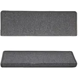 vidaXL Stufenmatte 65 x 21 cm Dunkelgrau