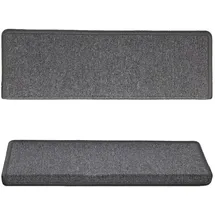 vidaXL Stufenmatte 65 x 21 cm Dunkelgrau