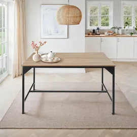 Tectake tectake® Esstisch Belfast Industrial Style, rechteckig, 120 x 75 x 75 cm