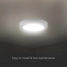 V-Tac LED-Panel 18 Leuchtmittel rund weiß