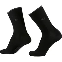 CAMEL ACTIVE 2er Pack Basic Socks 6590 610 black Strumpf schwarz Socken Doppelpack, Size:39-42
