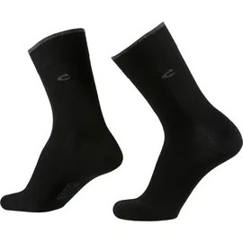 CAMEL ACTIVE 2er Pack Basic Socks 6590 610 black Strumpf schwarz Socken Doppelpack, Size:39-42