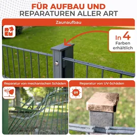 qualinos Pfostenkappe 60 x 40 mm Grün/Kunststoff