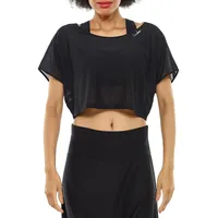 Winshape Damen Functional Mesh-Dance Top Dt106 schwarz/mesh, XXL