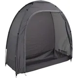 Bo-Camp Fahrradgarage E-Bike Camping Vorrat Lagerzelt Garten Geräte Beistellzelt grau