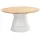 Niehoff Acore Gartentisch Ø 140 x 76 cm Teak/Aluminium Weiß
