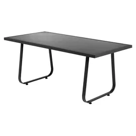 Koopmann International Gartenmöbelset 7-tlg. Schwarz