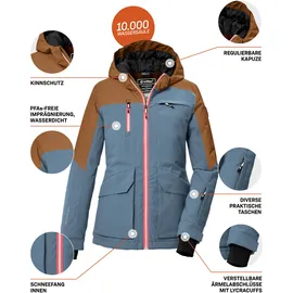 KILLTEC Kinder Funktionsjacke KSW 340 GRLS SKI jeansblau, 152,